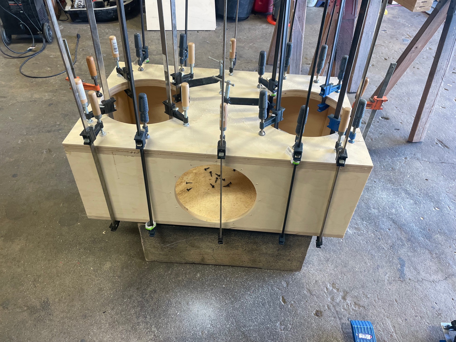 Multi-Driver Enclosure Under Construction