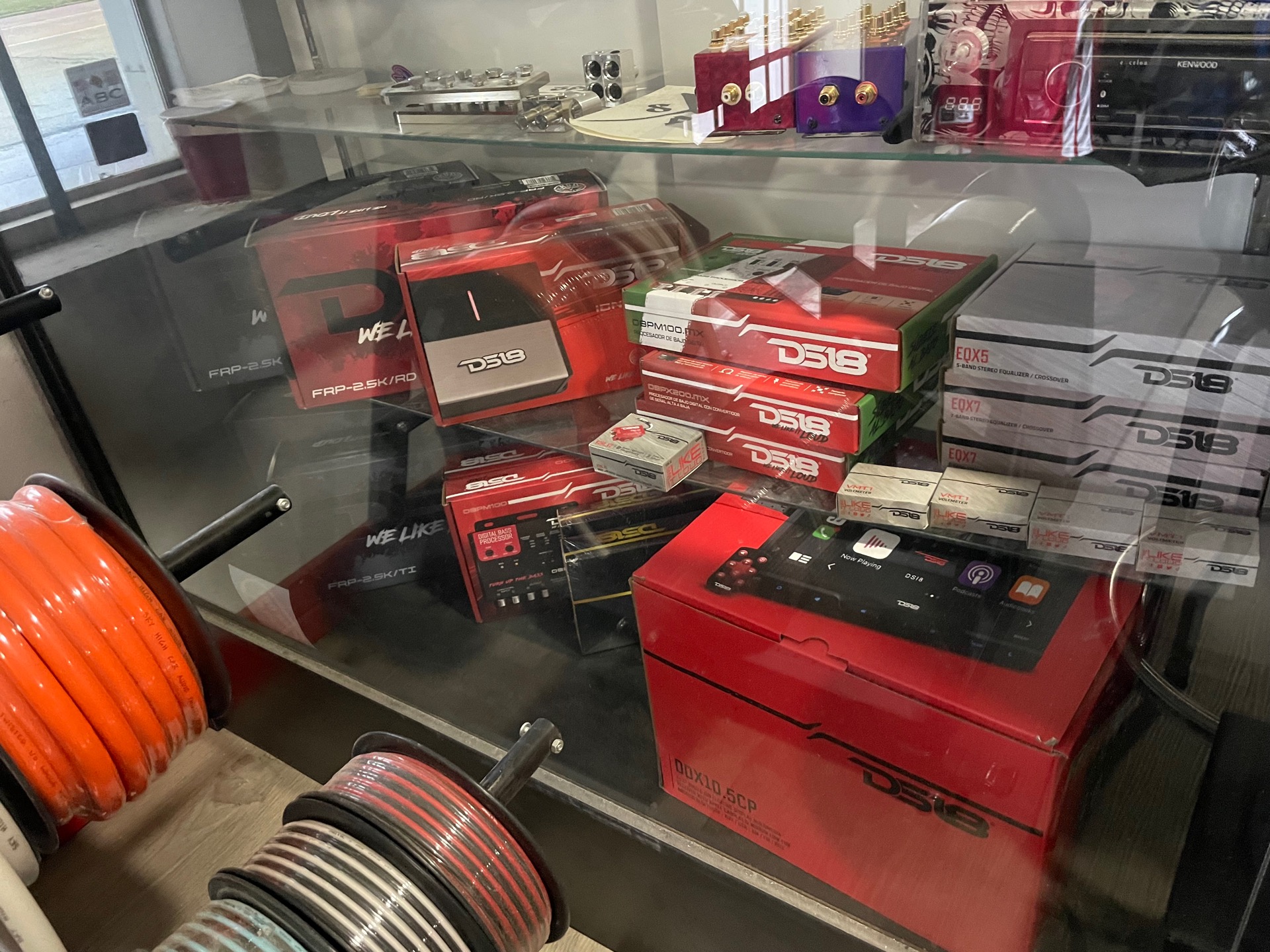 DS18 Audio Equipment Display