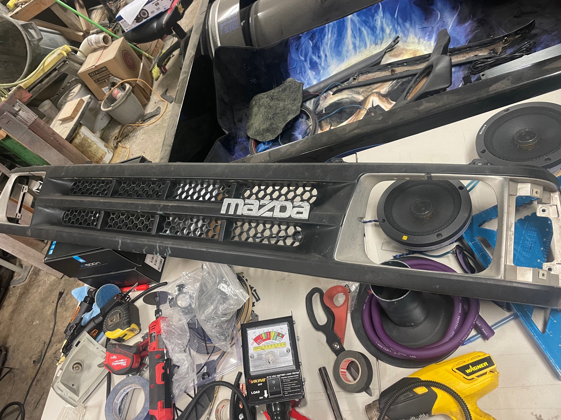 Mazda Grille & Component Layout